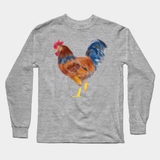 rooster  Animal illustration Long Sleeve T-Shirt